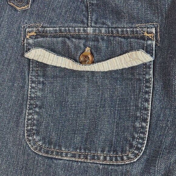 Eddie Bauer Dark Blue Flare & Wide Leg Jeans - Picture 12 of 12